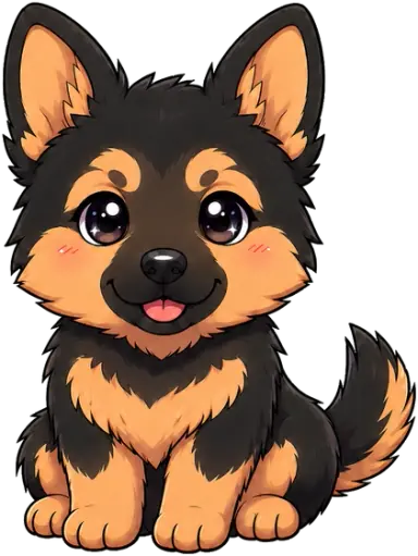 Illustrated shepherd-pup avatar for Daeryeok